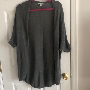 Gray American Eagle open front wrap/sweater